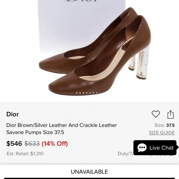 ⛔️ SOLD ⛔️Authentic DIOR Heels. Worn Once. Size EUR40 - Picture 16 of 16